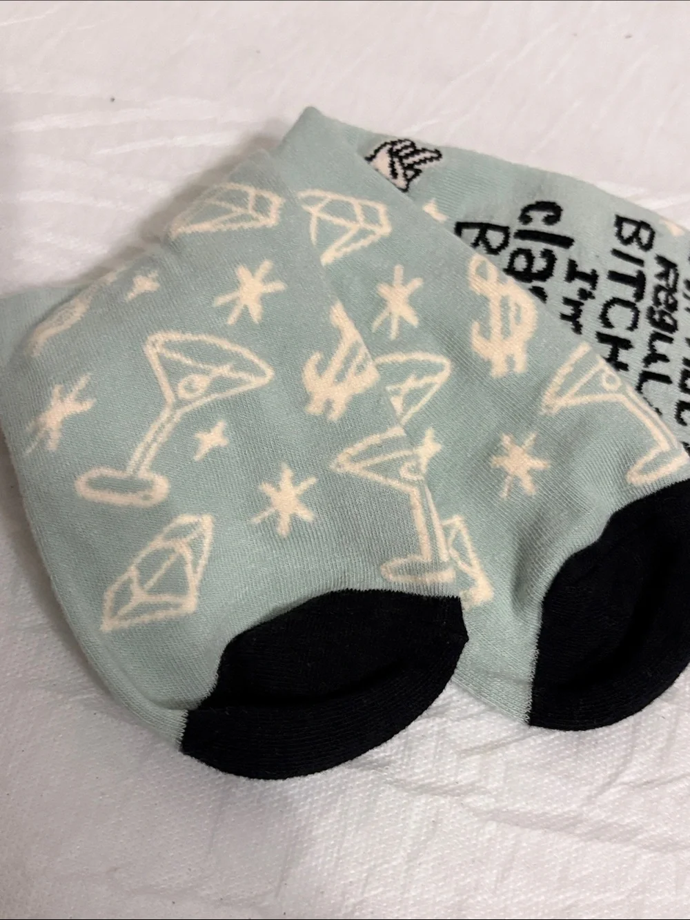 Novelty Socks - Classy Quote NWT